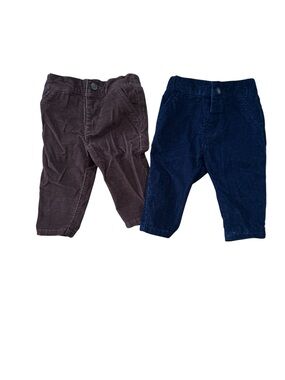 Old Navy Corduroy Pants Duo in Brown & Navy